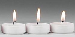 2 hour votive light - white x 100