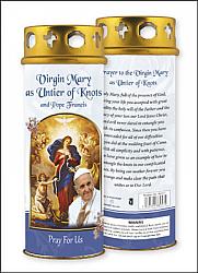 Our Lady Untier of Knots Candle