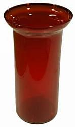 Sanctuary glass - superior - red - 8 inch