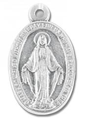 Small Miraculous medal - silver  x 12
