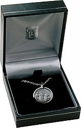 Our Lady of Knock medal - silver-plated medal