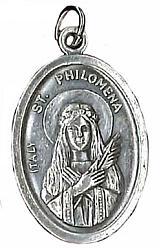 St Philomena medal - silver  x 12
