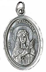 St Philomena medal - silver  x 12