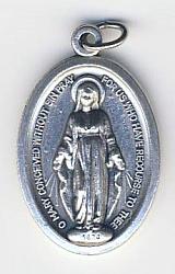 Miraculous medal - silver  x 12