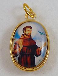 Picture medal - St Francis x 6