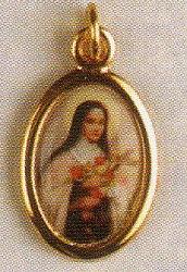 Picture medal - St Therese x 6