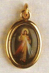 Picture medal - Divine Mercy x 6