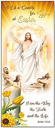 Easter Card - I Lit a Candle for You - Risen Christ