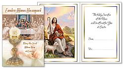 Deluxe Easter Mass Bouquet Card - Last Supper