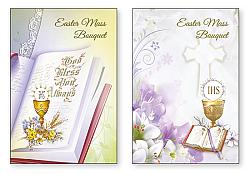 Easter Mass Bouquet Card - Prayer book (Pack of 6)