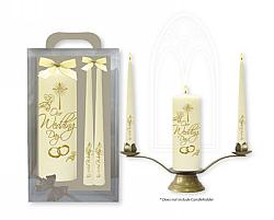 Wedding Candle set - ivory