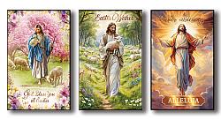 Easter Card pack - Christ the Good Shepherd/Risen Christ (Pack of 12 small cards)