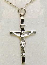 First Holy Communion Crucifix - silver