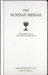 First Communion Missal - white