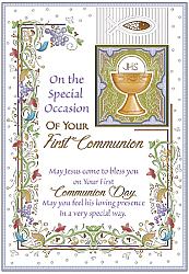 Symbolic First Communion Card - Special Occasion