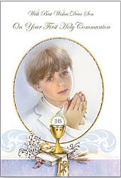 Dear Son First Communion Card