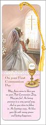 First Holy Communion Bookmark - Girl