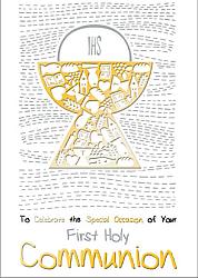 First Communion - Chalice Card