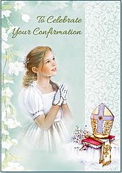 Girl Confirmation Card - Celebrate