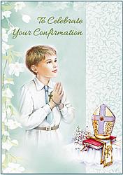 Boy Confirmation Card - Celebrate