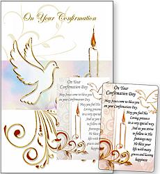 Confirmation Card with Prayer Card
