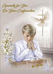 Boy Confirmation Card - Especially for you