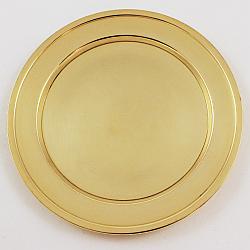 Brass candle dish / coaster - 11 cm