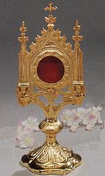 Gothic-style Reliquary - Gold Plated - 27 cm