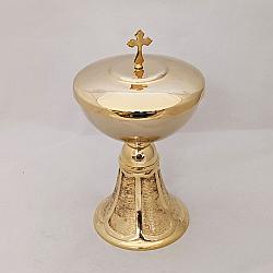 Gold-plated brass ciborium