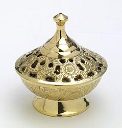 Brass incense burner bowl - small