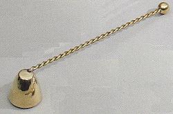 Brass candle snuffer