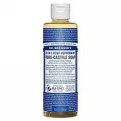 Dr Bronners Peppermint Castile Liquid Soap - 237 ml