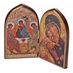 Diptych: Trinity/Virgin and Child