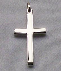 Sterling Silver Cross - 35mm - heavy