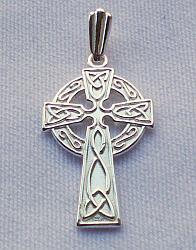 Sterling Silver Celtic Cross - 21mm