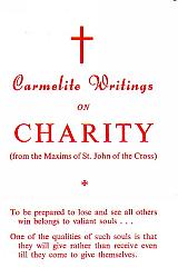 Prayer Leaflet: Carmelite Writings: on Charity x 10