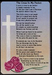 Cross in my Pocket Prayer Card