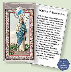 St Martha Picture Medal with Prayer Card