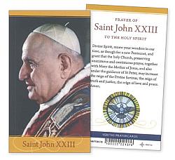 Saint John XXIII Prayer Card