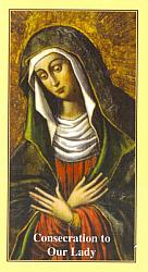 Prayer Card: Consecration to Our Lady x 10