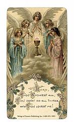 Act of Spiritual Communion Prayer card