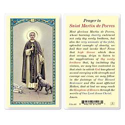 St Martin de Porres Prayer Card