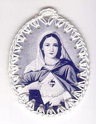 Immaculate Heart Relic Badge