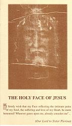 Holy Face Prayer Leaflet with St Therese Prayer x 100