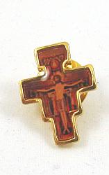 Lapel Badge - St Francis cross