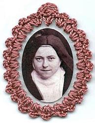 St Therese of Lisieux Carmelite Relic Badge