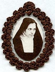 Blessed Elizabeth of the Trinity Carmelite Relic Badge