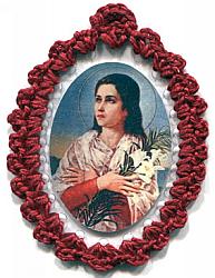 St Maria Goretti Relic Badge
