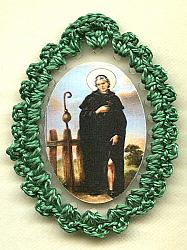 St Peregrine Relic Badge