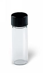 Small glass holy water bottle